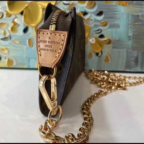 Louis Vuitton Bucket Pouch Pochette Crossbody Bag Purse - Picture 3 of 7